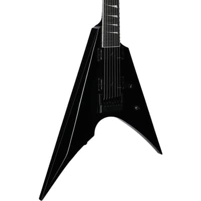ESP LTD Arrow-1007 Baritone Evertune Electric Guitar, Black image 1
