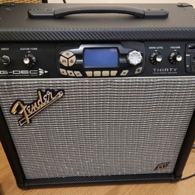 Fender G-DEC3 Thirty Guitar Digital Entertainment Center 30Watt 1x10" Guitar Practice Amp 2010 - 2012 - Black/Silver image 2