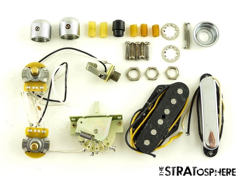 Fender 75th Anniversary Vintera Road Worn 1951 Tele PICKUPS POTS KNOBS + JACK image 1
