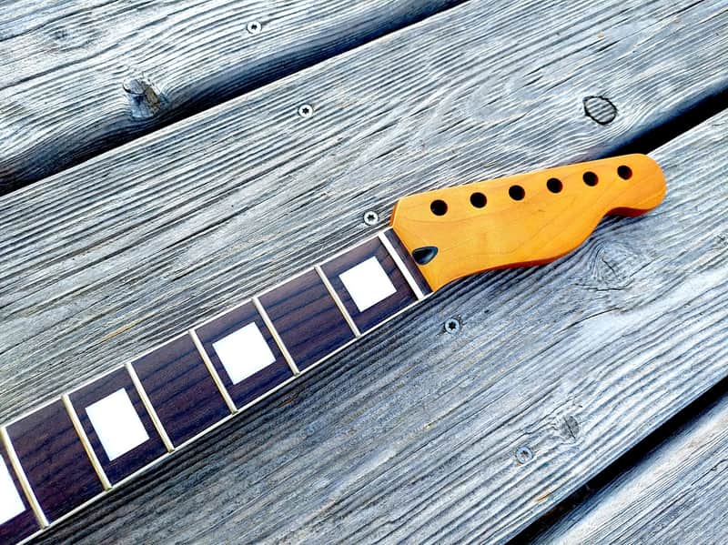 Telecaster neck, roasted flame maple image 1