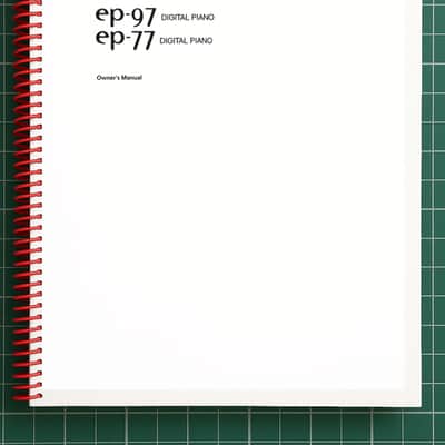 Roland EP-77 — Owners Manual User Guide Instructions — 25 Pages — USA Made