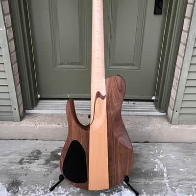 Fodera Imperial 5 MG Electric Bass 2015 - Koa / BRW image 3