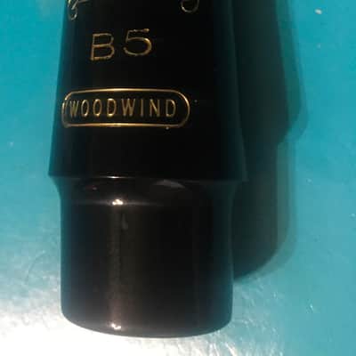 MINT WOODWIND EDUCATOR B5 ALTO SAXOPHONE MOUTHPIECE VINTAGE CAP AND NICE STURDY PRO LIGATURE FREE SHIP image 1