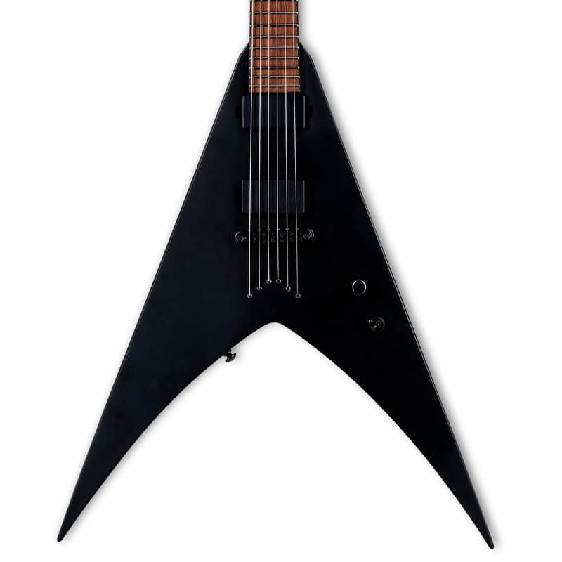 ESP LTD HEX-200 Nergal Signature Guitar - Black Satin image 1