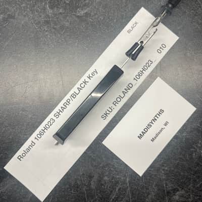ORIGINAL Roland Replacement SHARP/BLACK Key (LATE REVISION) (106H023) for Jupiter-4, System-100/700, SH-1/2/3/3A/5/7, RS-505, VP-330, Promars, etc