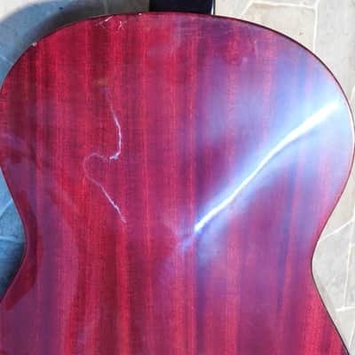 rare vintage Clarissa by Polverini Bros parlor Blues GUITAR chitarra Italy 1960s image 25