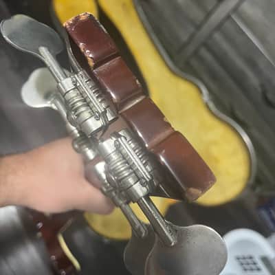 ULTRA RARE- Ibanez 2615B Artist Series Double Cutaway 4-String Bass 1970s - Natural Mahogany image 24