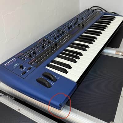 Novation Nova II Keyboard 16-Voice Synthesizer 2000-Blue (rare keyboard version) image 6