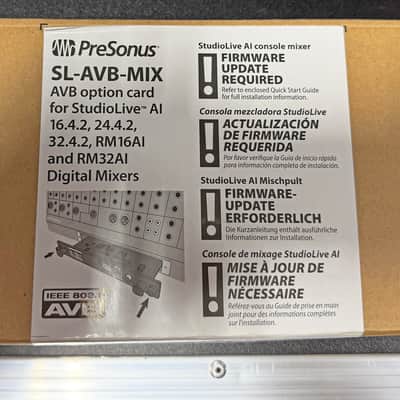 PreSonus SL-AVB-MIX AVB Card for STUDIOLIVE image 1