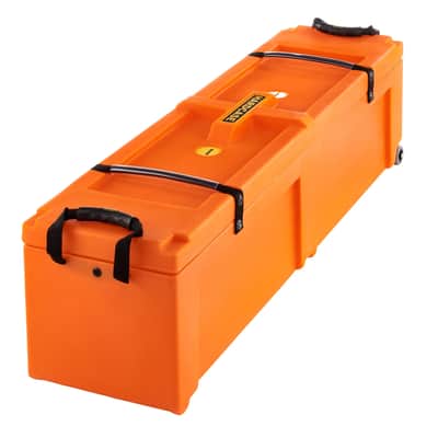 Hardcase HNP48WO 48" Hardware Case With Wheels Orange image 2