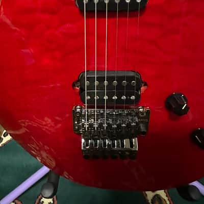 EVH Wolfgang Standard Quilt-Top 2015 - Gloss Trans-Red Quilt w/ Custom EVH Gig-Bag! (Unplayed NOS) image 4