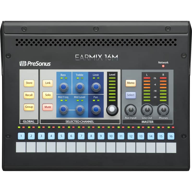 PreSonus EarMix 16M AVB Personal Monitor Mixer image 1