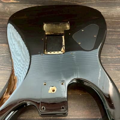 80s FERNANDES FST-115 HH Stratocaster Type Alder Body Black Made in Japan image 11