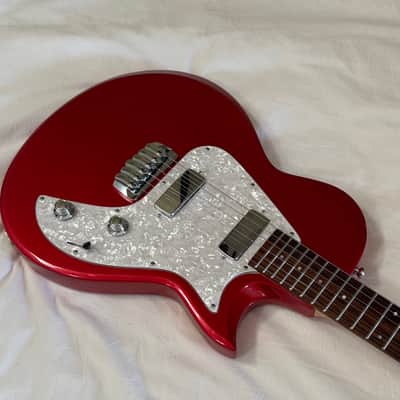 2009 Taylor SB1 Classic Electric Guitar - Rare Color Tangerine Red Metallic - Made in USA - Free Pro Setup image 3