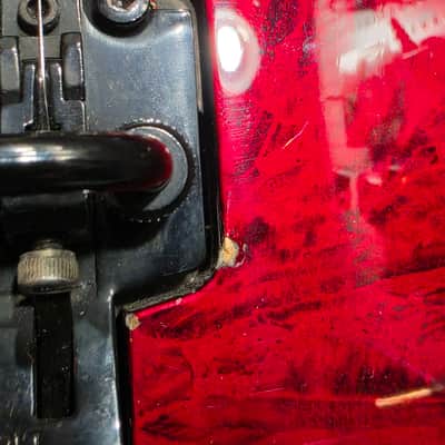 1998 Made in Japan Jackson Pro Series DK2 - Crimson Swirl - with vintage chainsaw case image 17