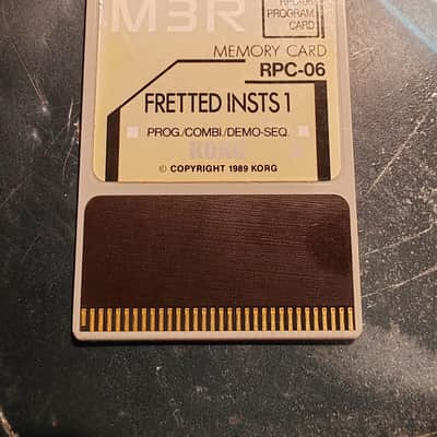 KORG M3R RPC-06 MSC-06 FRETTED INSTS 1 1989