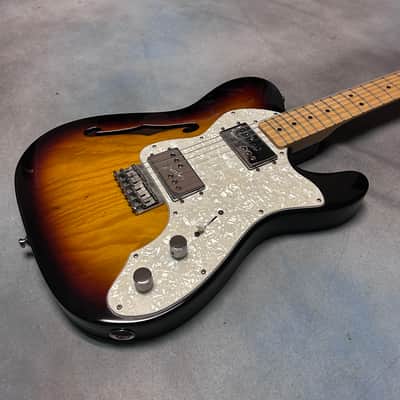 2007 Fender Classic Series '72 Thinline 3-Color Sunburst image 1
