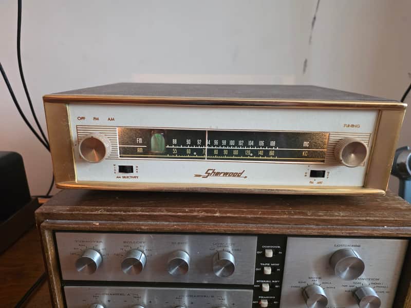 Sherwood S-2000 Tube Mono AM FM Tuner 1950s 1960s image 1