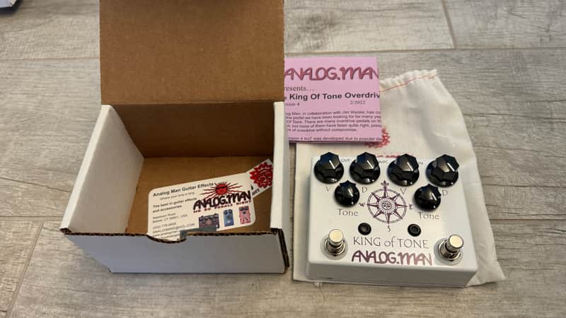 Analogman King of Tone V4 2024 KOT - WHITE & PURPLE | Reverb