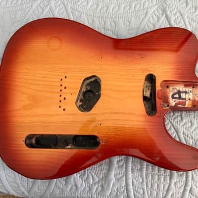 1982 Fender Telecaster Body - Fullerton factory - Sienna Sunburst image 1