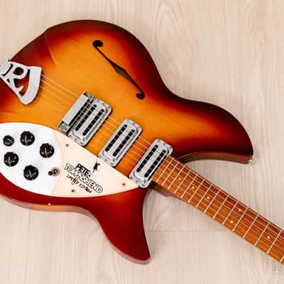 1987 Rickenbacker 1998PT Pete Townshend Signature Rose Morris Model Fireglo w/ Case, 1 of 250 image 10