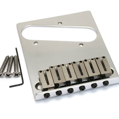 Genuine Fender American Standard Series 6-Saddle Tele Telecaster Bridge - CHROME image 11