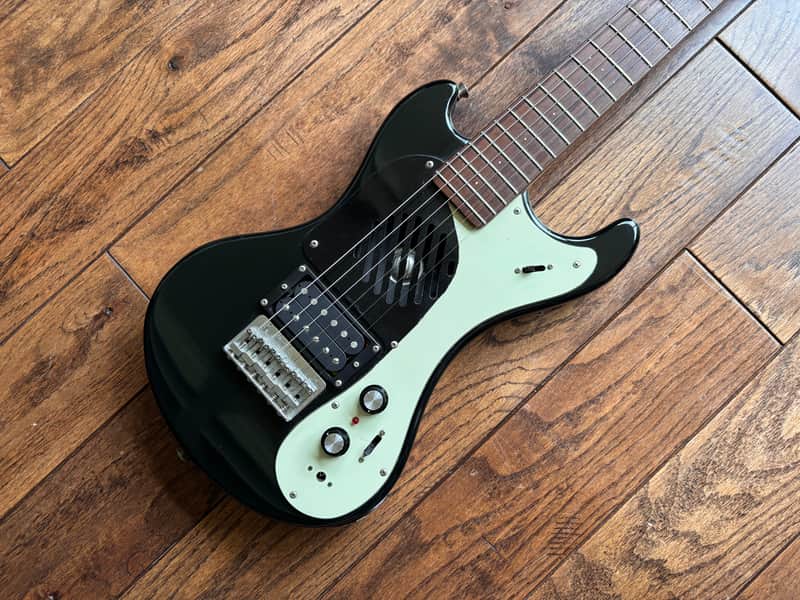 1990s Marine Rider Travel Campfire Electric Guitar w/ On Board Speaker + Effects image 1