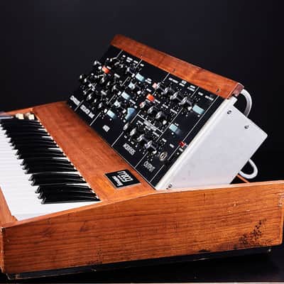 1973 Moog Minimoog Model D w/ Road Case Signed by Herbie Hancock image 4