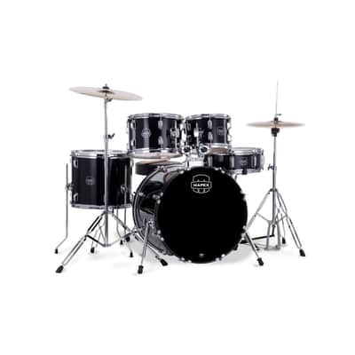 Mapex Comet 5-Piece Drum Set 20" Bass Drum, Dark Black image 1