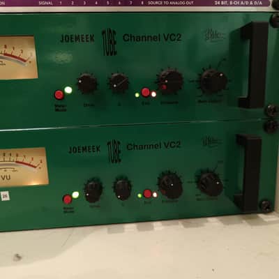 Joemeek VC2 Tube Channel Strip 2000s - Green (stereo set) image 4