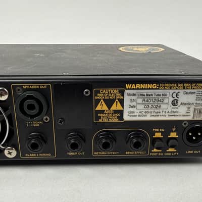 Markbass Little Mark Tube 800 800W Tube Bass Amp Head Tested Heavy Wear READ image 14