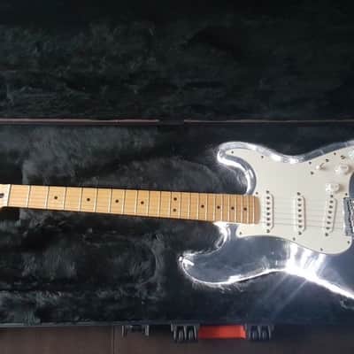 George Fedden Acrylic Body Stratocaster Guitar Fender Parts - LED's - RARE! image 2