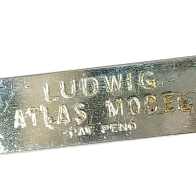 Ludwig "Atlas" Early 70s#1364 Snare Drum Stand Chrome Single-Braced Legs Chicago image 5
