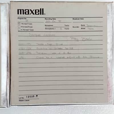 Maxell LN 25 - 120 Sound Recording Tape (Low Noise) / Extended Range SET OF 2 (TWO) - For Professional Use, probably recorded image 7