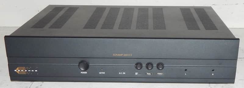 Sonance Sonamp 260 x 3 RMF power amplifier with built in 3 pair output speaker selector image 1