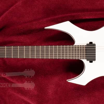 B.C. Rich Warlock Prophecy II with Quad Left Hand - Matte White image 2