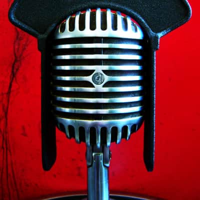 Vintage RARE 1940's / 50's Shure A772A microphone radio flag for 55 556 55A 55B 55C # 1 image 13