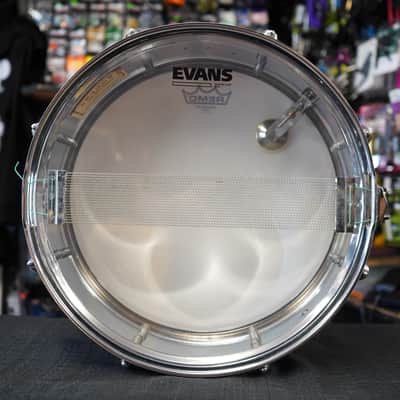 Vintage 1960s Rogers USA PowerTone 5x14" Steel Snare Drum w/ Tone Control image 12