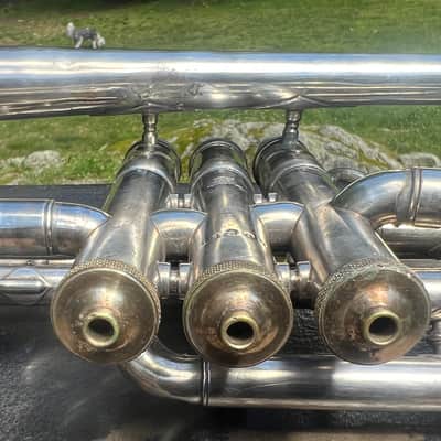 Buescher True Tone Silver Cornet — Elkhart, IN — Serial #11300 (~1908-1909) — PAT. OCT. 29, 07 — Plays Well image 8