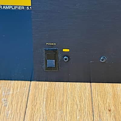 USA Made QSC 5.1 Stereo Power Amplifier, 120W X2 @ 4 Ohms, Tested, 3U Rack Space, Very Good Condition image 3