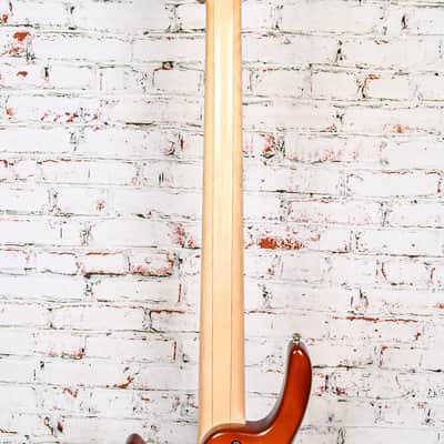 Roscoe Guitars - Keith B Roscoe Standard 5 String Bass, Sunburst Flame - w/Bag - x0037 - USED image 7