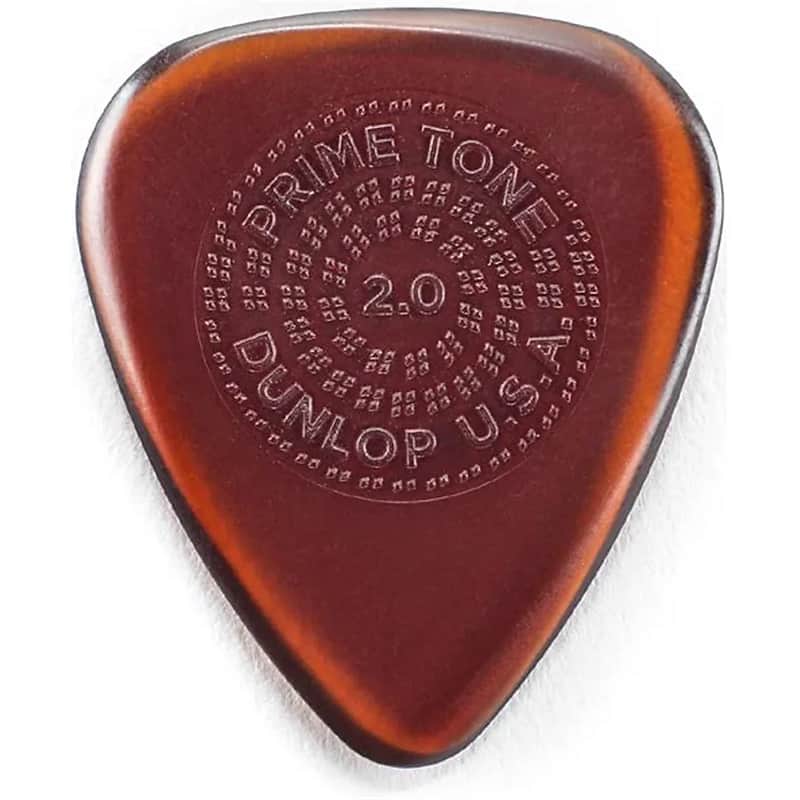 Dunlop 511R200 Primetone Standard Smooth 2mm Guitar Picks (12-Pack) image 1
