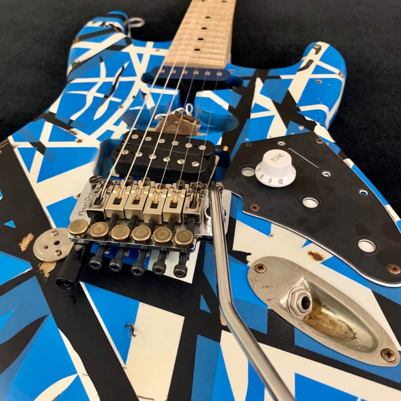 MEAN STREET Custom Blue Van Halen Frankenstrat | Tom Anderson