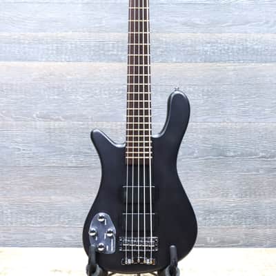 Warwick RockBass Streamer Standard 5-String Left-Handed Nirvana Black Transparent Satin image 2