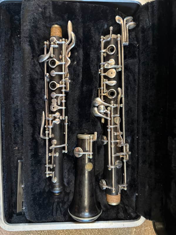 Conn brand wood Oboe with case. Made In USA image 1