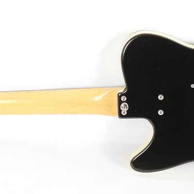 Danelectro Mod 6 Offset Sparkle Black and Cream Electric Guitar Select-O-Matic image 4