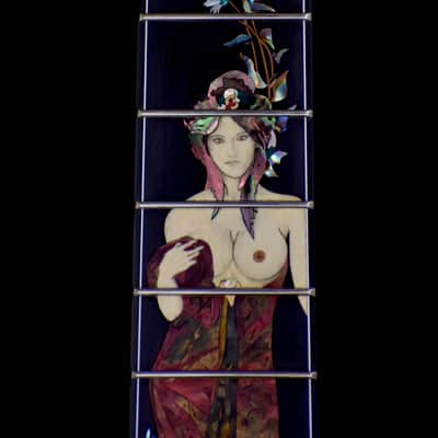 The Lady Gilmoore Archtop w/ semi-nude Female Figure Inlay image 19