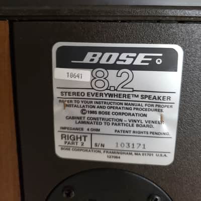 Bose 8.2 "Stereo Everywhere" Vintage Speakers image 7