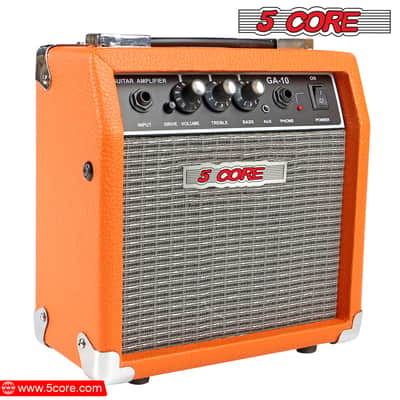 5 Core Guitar AMP 10W 1x5" Electric Guitar Amplifier Classical Practice Bass Acoustic Guitar Combo GA 10 ORG image 1