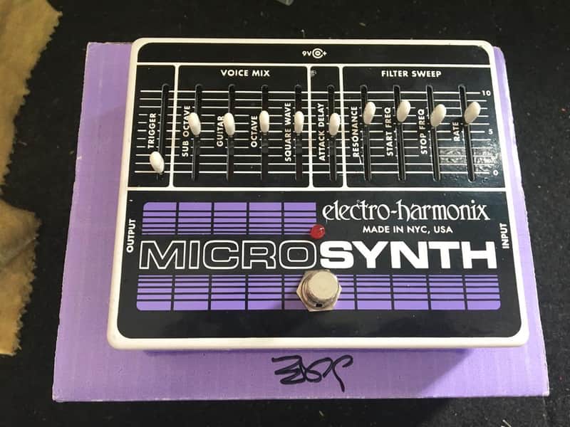 Electro-Harmonix Micro Synth Pedal (Pre-Owned) (Joe Satriani Private Collection) image 1